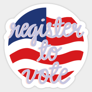 Register To Vote Sticker